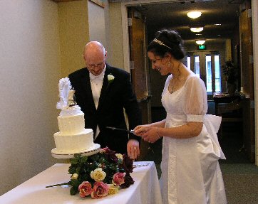 Cutting of the cake!
